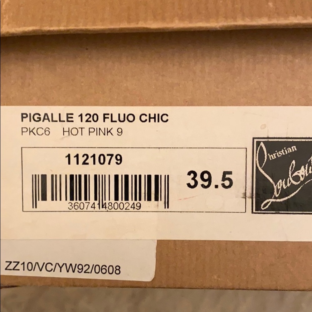 Louboutin Pigalle 120 Fluo Chic Pumps - Picture 8 of 8